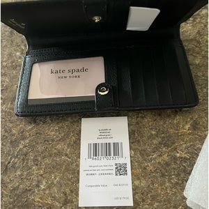 Kate Spade Large Slim-fit Leather wallet
